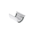 Rinnenverbinder mit Gummidichtung | ø: 125 mm | Grau | PVC #1