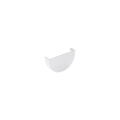 Universal Rinnenendstück | ø: 125 mm | Grau | PVC #1