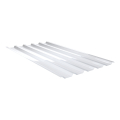 SALUX® BIO LINE® Trapezplatte | 207/35 | Länge: 3500 mm | Farbe: Klar | Stärke: 1,5 mm | Breite: 1075 mm #1