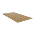 Polycarbonat Wellplatte | 76/18 Sinus-Wabenstruktur | Länge: 2000 mm | Farbe: Bronze | Stärke: 2,80 mm | Breite: 1045 mm #1