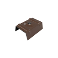 Kalotten | Für W-33/500 | 100 Stück | RAL 8014 Sepiabraun #1