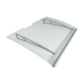 Haustürvordach | RAL 9006 Weißaluminium | Stärke 3 mm | 1400 x 900 mm #1