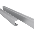 Alu-Abschlussprofil | Unterseite - Geschlitzt | Blank | 32 mm | 1250 mm #1