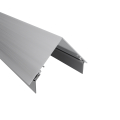 Alu-Firstprofil 125 x 125 mm - FP125 | 4100 mm | Blank | mit vormontierten Dichtungen #1