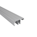 DUO Alu-Ober-Randprofil | Für Plattenstärke 16 mm | Blank | 7000 mm #1