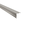Außenecke gesickt | 90° | 2450 mm | Stahl 0,50 mm | 25 µm Polyester | RAL 7035 Lichtgrau #1