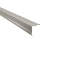 Außenecke gesickt | 90° | 2450 mm | Stahl 0,50 mm | 25 µm Polyester | RAL 9002 Grauweiß #1