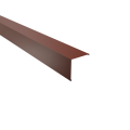 Außenecke Typ 1 | 90° | SONDERKANTTEIL | Stahl 0,63 mm | 25 µm Polyester | RAL 8012 Rotbraun #1