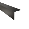 Außenecke Typ 3 | 90° | SONDERKANTTEIL | Stahl 0,50 mm | 25 µm Polyester | RAL 9005 Tiefschwarz #1