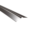 Firstblech flach | 150° | 2000 mm | Stahl 0,75 mm | 25 µm Polyester | RAL 8017 Schokoladenbraun #1