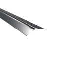 Firstblech flach Typ 1 | 150° | SONDERKANTTEIL | Stahl 0,50 mm | 25 µm Polyester | RAL 7016 Anthrazitgrau #1