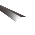 Firstblech flach Typ 2 | 150° | SONDERKANTTEIL | Stahl 0,75 mm | 25 µm Polyester | RAL 8017 Schokoladenbraun #1