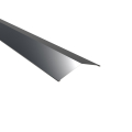 Firstblech flach Typ 3 | 140° | SONDERKANTTEIL | Stahl 0,63 mm | 25 µm Polyester | RAL 7016 Anthrazitgrau #1