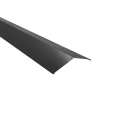 Firstblech flach Typ 3 | 140° | SONDERKANTTEIL | Stahl 0,50 mm | 35 µm Mattpolyester | 23 Dunkelgrau #1