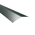 Firstblech flach Typ 4 | 150° SONDERKANTTEIL | Stahl 0,50 mm | 60 µm Puramid | RAL 6005 Moosgrün Firstblech flach Typ 4 | 150° | SONDERKANTTEIL | Stahl 0,50 mm | 60 µm Puramid | RAL 6005 Moosgrün #1