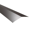 Firstblech flach Typ 4 | 150° SONDERKANTTEIL | Stahl 0,50 mm | 60 µm Puramid | RAL 8017 Schokoladenbraun Firstblech flach Typ 4 | 150° | SONDERKANTTEIL | Stahl 0,50 mm | 60 µm Puramid | RAL 8017 Schokoladenbraun #1