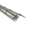 Firstblech halbrund | 1860 mm | Stahl 0,50 mm | 25 µm Polyester | RAL 9007 Graualuminium #1