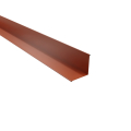 Innenecke | 90° | 2000 mm | Stahl 0,63 mm | 25 µm Polyester | RAL 8004 Kupferbraun #1
