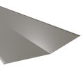 Kehlblech | 2000 mm | Stahl 0,50 mm | 25 µm Polyester | RAL 9007 Graualuminium #1