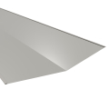 Kehlblech | 2000 mm | Stahl 0,75 mm | 25 µm Polyester | RAL 9006 Weißaluminium #1