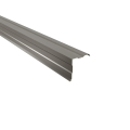 Ortgangwinkel gesickt | 90° | 2000 mm | Aluminium 0,70 mm | 25 µm Polyester | RAL 9007 Graualuminium #1