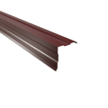 Ortgangwinkel gesickt Typ 2 | 90° | SONDERKANTTEIL | Stahl 0,50 mm | 25 µm Polyester | RAL 3005 Weinrot #1