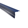 Ortgangwinkel gesickt Typ 2 | 90° | SONDERKANTTEIL | Stahl 0,50 mm | 25 µm Polyester | RAL 5010 Enzianblau #1