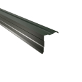 Ortgangwinkel gesickt Typ 2 | 90° | SONDERKANTTEIL | Stahl 0,75 mm | 25 µm Polyester  | RAL 6020 Chromoxidgrün #1