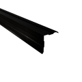 Ortgangwinkel gesickt Typ 2 | 90° | SONDERKANTTEIL | Stahl 0,50 mm | 35 µm Mattpolyester | 33 Schwarz #1