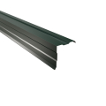 Ortgangwinkel gesickt Typ 2 | 90° | SONDERKANTTEIL | Aluminium 0,70 mm | 25 µm Polyester | RAL 6005 Moosgrün #1