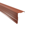 Ortgangwinkel gesickt Typ 3 | 90° | SONDERKANTTEIL | Stahl 0,63 mm | 25 µm Polyester  | RAL 8004 Kupferbraun #1