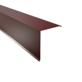 Ortgangwinkel Typ 10 | 90° | SONDERKANTTEIL | Stahl 0,50 mm | 25 µm Polyester | RAL 3005 Weinrot #1