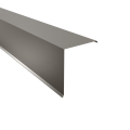 Ortgangwinkel Typ 10 | 90° | SONDERKANTTEIL | Stahl 0,50 mm | 25 µm Polyester | RAL 9007 Graualuminium #1