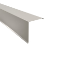 Ortgangwinkel Typ 10 | 90° | SONDERKANTTEIL | Stahl 0,63 mm | 25 µm Polyester | RAL 9010 Reinweiß #1