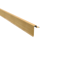 Ortgangwinkel Typ 33 | SONDERKANTTEIL | Stahl 0,50 mm | 35 µm Strukturpolyester | Holzoptik Ahorn #1