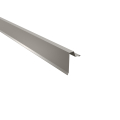 Ortgangwinkel Typ 33 | SONDERKANTTEIL | Stahl 0,50 mm | 25 µm Polyester | RAL 7035 Lichtgrau #1