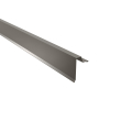 Ortgangwinkel Typ 33 | SONDERKANTTEIL | Stahl 0,50 mm | 25 µm Polyester | RAL 9007 Graualuminium #1