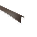 Ortgangwinkel Typ 33 | SONDERKANTTEIL | Stahl 0,75 mm | 25 µm Polyester | RAL 8011 Nussbraun #1