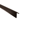 Ortgangwinkel Typ 33 | SONDERKANTTEIL | Stahl 0,50 mm | 35 µm Mattpolyester | 32 Dunkelbraun #1