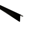 Ortgangwinkel Typ 33 | SONDERKANTTEIL | Stahl 0,50 mm | 35 µm Mattpolyester | 33 Schwarz #1