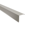 Ortgangwinkel Typ 6 | 90° | SONDERKANTTEIL | Stahl 0,75 mm | 60 µm Puramid | RAL 9002 Grauweiß #1