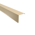 Ortgangwinkel Typ 7 | 90° | SONDERKANTTEIL | Stahl 0,50 mm | 25 µm Polyester | RAL 1015 Hellelfenbein #1
