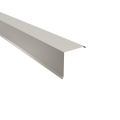 Ortgangwinkel Typ 7 | 90° | SONDERKANTTEIL | Stahl 0,63 mm | 25 µm Polyester | RAL 9010 Reinweiß #1