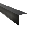 Ortgangwinkel Typ 8 | 90° | SONDERKANTTEIL | Stahl 0,50 mm | 35 µm Mattpolyester | 23 Dunkelgrau #1