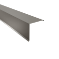 Ortgangwinkel Typ 9 | 90° | SONDERKANTTEIL | Stahl 0,50 mm | 25 µm Polyester | RAL 9007 Graualuminium #1