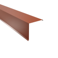 Ortgangwinkel Typ 9 | 90° | SONDERKANTTEIL | Stahl 0,63 mm | 25 µm Polyester | RAL 8004 Kupferbraun #1