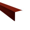 Ortgangwinkel Typ 9 | 90° | SONDERKANTTEIL | Stahl 0,50 mm | 35 µm Mattpolyester | 29 Rot #1