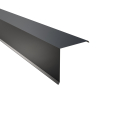Ortgangwinkel Typ 9 | 90° | SONDERKANTTEIL | Stahl 0,75 mm | 60 µm Puramid | RAL 7016 Anthrazitgrau #1