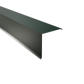 Ortgangwinkel Typ 9 | 90° | SONDERKANTTEIL | Aluminium 0,70 mm | 25 µm Polyester | RAL 6005 Moosgrün #1