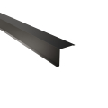 Pultabschluss Typ 1 | 90° | SONDERKANTTEIL | Stahl 0,50 mm | 25 µm Polyester | RAL 9005 Tiefschwarz #1